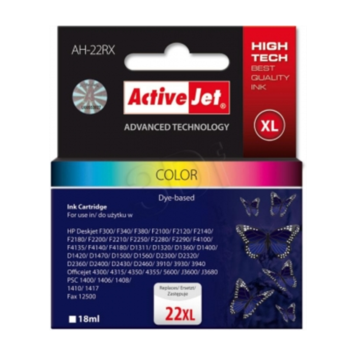 ActiveJet color ink kit HP C9352A 22XL