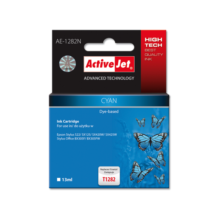 ActiveJet cyan ink Epson T1282
