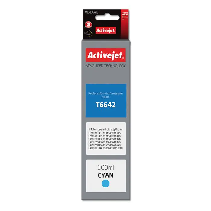 Activejet cyan ink T6642, 100ml