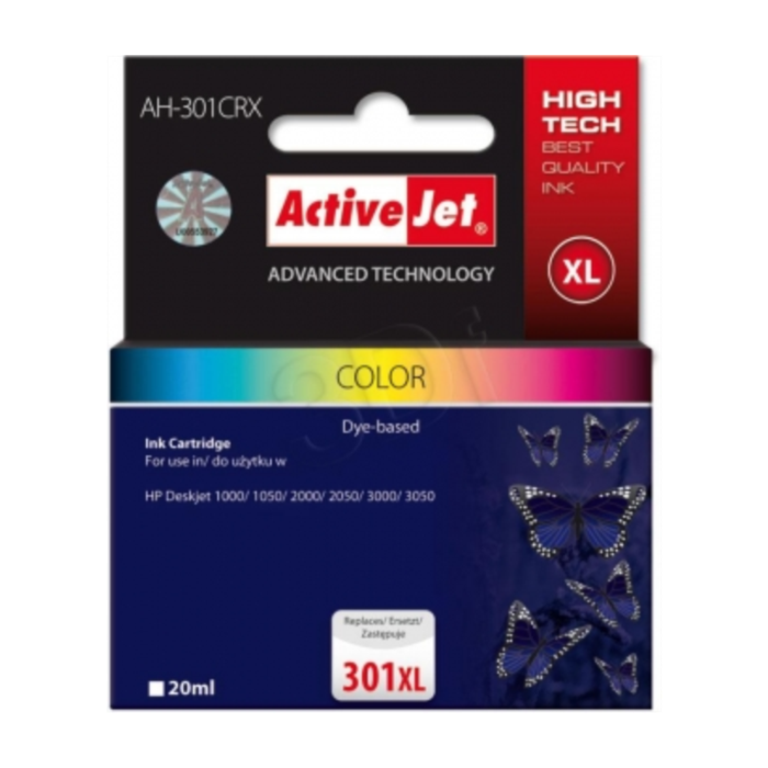 ActiveJet HP CH564 301XL Color Ink Kit
