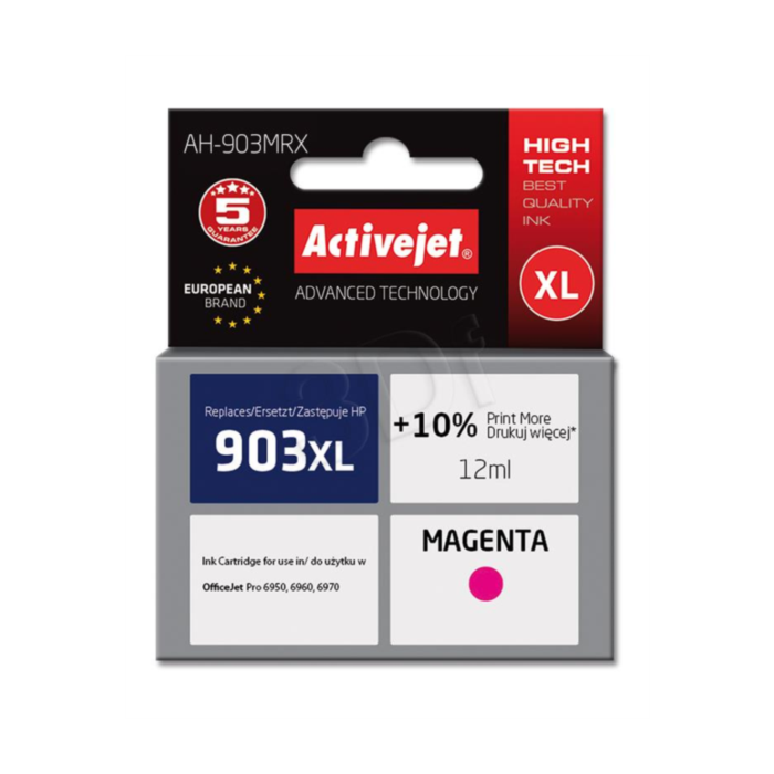 ActiveJet magenta ink HP 903 XL T6M07AE
