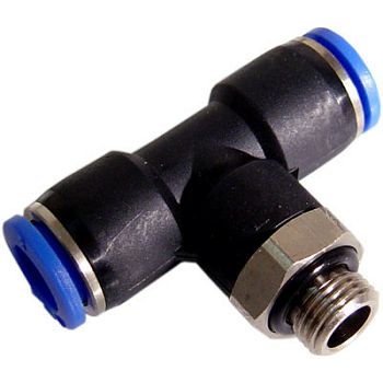 Adapter T-Razdjelnik G1/8" AG na 2x 8/6mm - crni 16307