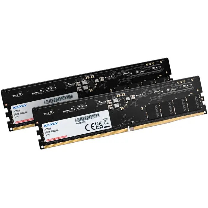 ADATA DDR5 - 16GB - 5600 - CL - 46 (2x 8 GB) dual kit, RAM (black, AD5U56008G-DT, Premier Tray)