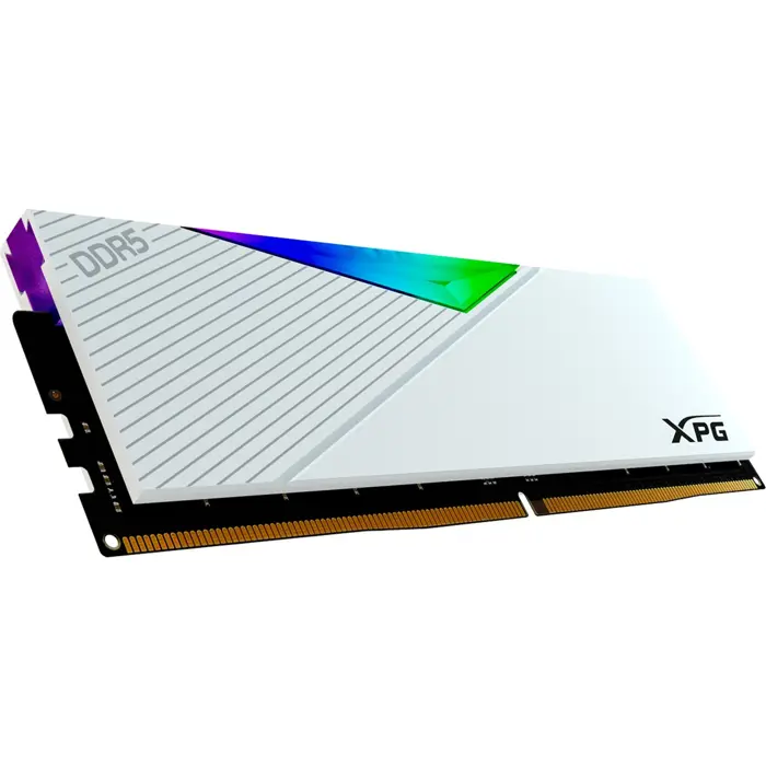 ADATA DDR5 16GB - 6000 - CL - 30 - Single-Kit -DIMM - AX5U6000C3016G-CLARWH, Lancer RGB, XMP, white