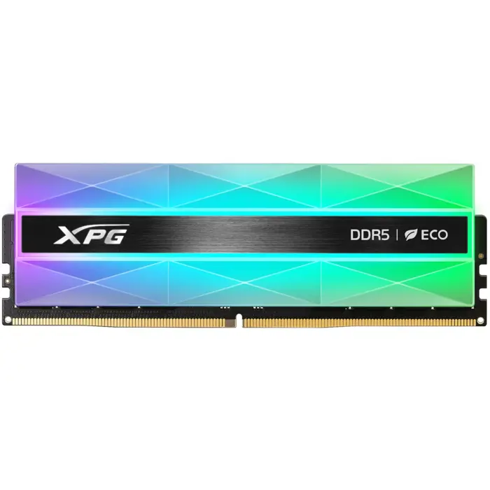 ADATA DDR5 - 16GB - 6400 - CL - 32, Single RAM (1x 16 GB), RAM Silver, AX5U6400C3216G-CLANRSG, Lancer Neon RGB, INTEL XMP, AMD EXPO