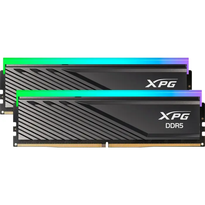 ADATA DDR5 - 32GB - 6000 - CL - 30 (2x 16 GB) dual kit, RAM (black, AX5U6000C3016G-DTLABRBK, XPG Lancer Blade RGB, INTEL XMP, AMD EXPO)
