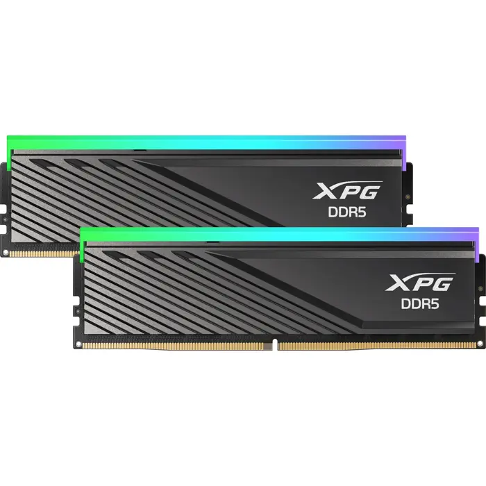 ADATA DDR5 - 32GB - 6000 - CL - 36 (2x 16 GB) dual kit (black, AX5U6000C3616G-DTLABRBK, XPG Lancer Blade RGB, INTEL XMP, AMD EXPO)
