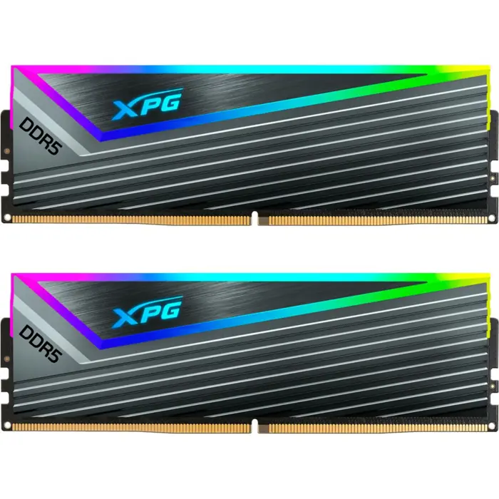 ADATA DDR5 - 32GB - 6400 - CL - 32 (2x 16 GB) dual kit, memory (grey, AX5U6400C3216G-DCCARGY, XPG Caster RGB, INTEL XMP)