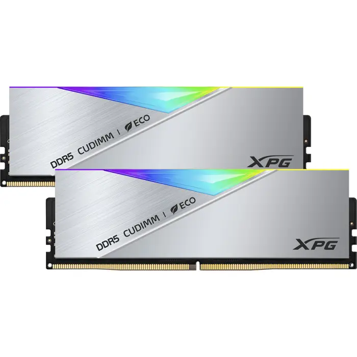 ADATA DDR5 - 48GB - 8400 - CL - 40 (2x 24 GB) Dual Kit, RAM silver, AX5CU8400C4024G-DCLACRSG, XPG Lancer Neon RGB