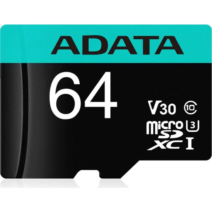 ADATA microSD 64GB Prem Pro UHS-I U3 + Adapter