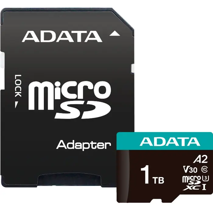ADATA Premier Pro 1TB microSDXC (UHS-I U3, Class 10, V30, A2)