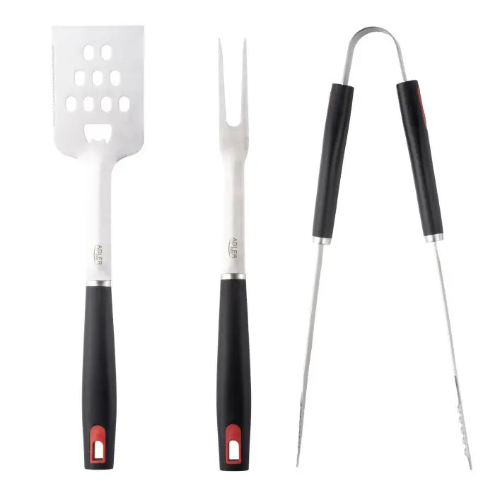 Adler Set Grill Gadgets - Stainless Steel with a Portable Case
