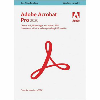 Adobe Acrobat 2020 Pro, Windows OS, MacOS, EN - trajna licenca