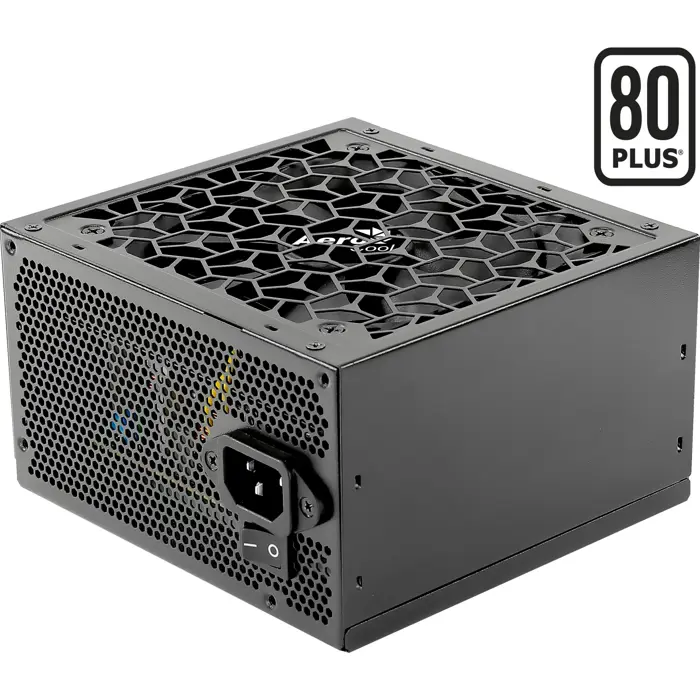 Aerocool AERO 80+ White 500W, PC power supply (black, 2x PCIe)