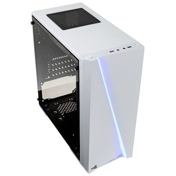 Aerocool Cylon Mini Micro-ATX kućište, Akrilno staklo - bijelo Window ACCS-PV12012.21