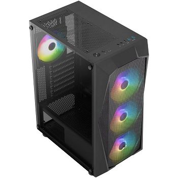 Aerocool Falcon V2 Mdi-Tower kućište, Tempered Glass - crno ACCM-PV41143.11