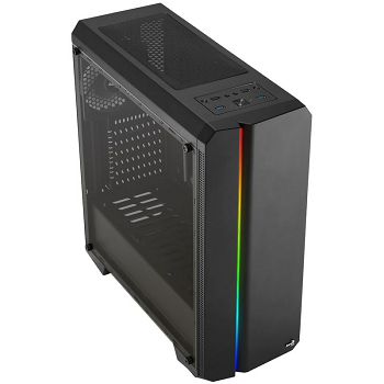 Aerocool Genesis ARGB V1 Midi-Tower kućište, akrilno staklo - crno ACCM-PV40012.11