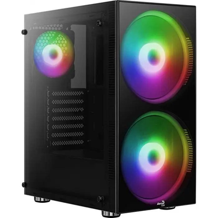 Aerocool PYTHON RGB Mid Tower - Black Window-ACCM-PB15033.11