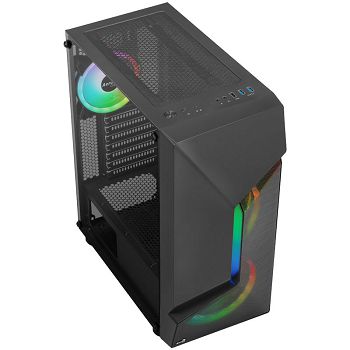 Aerocool Scape-G-BK-v3 Midi-Tower kućište, Tempered Glass, ARGB - crno ACCM-PV36133.11