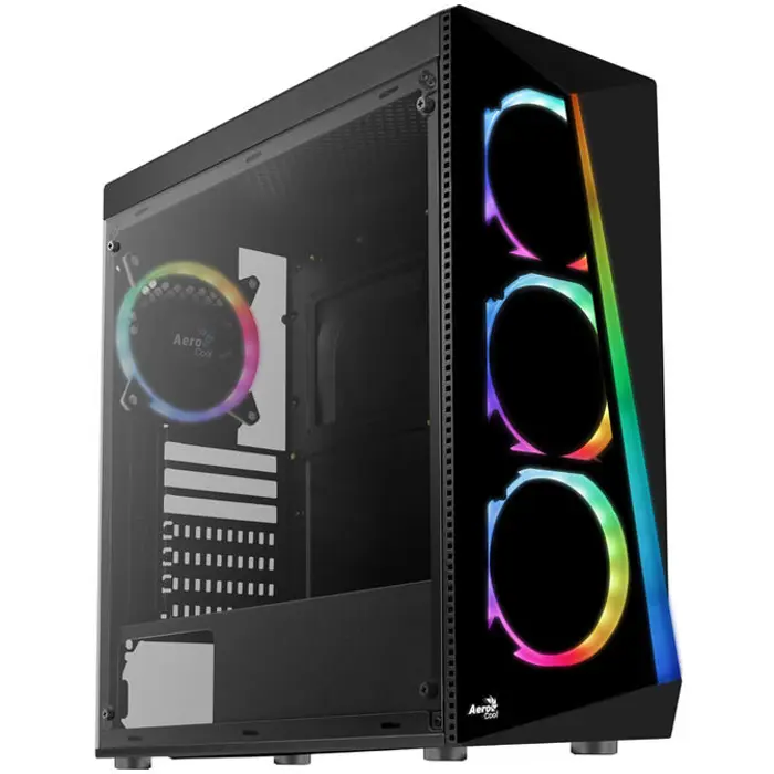 Aerocool Shard Tempered Glass Midi-Tower - black-ACCM-PV14043.11