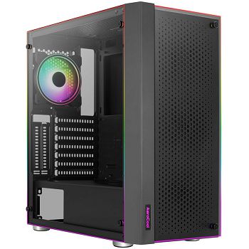 Aerocool Skribble-G-BK-v1 Midi-Tower kućište, Tempered Glass - crno –ACCM-PB28013.11