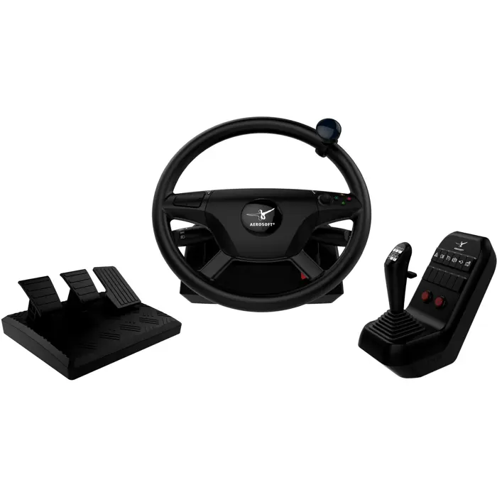 Aerosoft Truck & Bus Wheel System, Simulator Set (black)