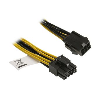 Akasa 6-Pin PCIe na 8-Pin EPS12V - Adapter-Kabel AK-CB051