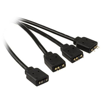 Akasa Addressable RGB razvodni kabel - produžetak - 50 cm AK-CBLD07-50BK