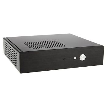 Akasa Cypher Thin-Mini-ITX kućište sa 120W Napajanjem, OEM - crno AK-ITX04M-12EU