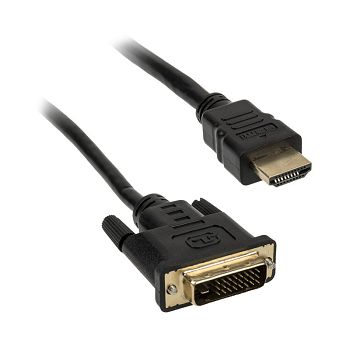 Akasa DVI-D na HDMI Kabel - crni - 2m AK-CBHD06-20BK