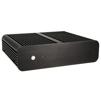 Akasa Euler Fanless Thin-Mini-ITX kućište, 120W PSU, OEM - crno AK-ITX05M12EU