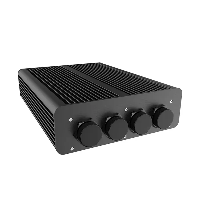 Akasa Pascal TX Plus Thin-mini-ITX Gehäuse für Intel, IP65-Geschützt, Fanless - schwarz-A-ITX58-M1B