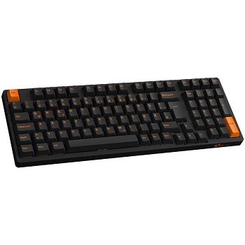 AKKO 3098B Plus Black&Orange Wireless Gaming Tipkovnica, CS-Switch Crystal 6925758623889