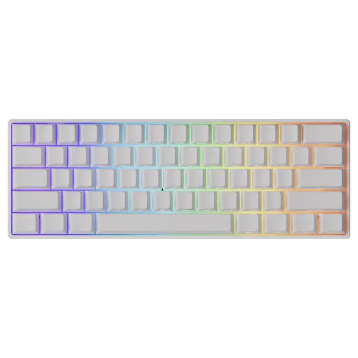 Akko MonsGeek FUN60 Pro Wireless Gaming-Tastatur, RGB, Glare Magnetic Switch – weiß, ANSI (US)-6975351385967