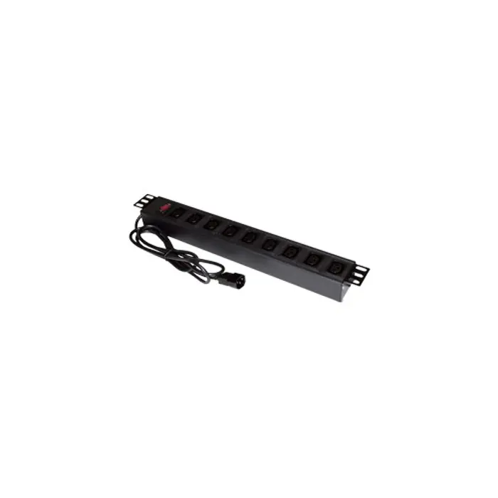 Alantec PZ010 power extension 1.8 m 9 AC outlet(s) Indoor Black