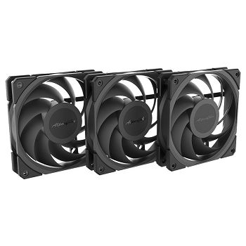 Alpenföhn 120 Jetstream PWM fan - 3-pack, black 84000000218