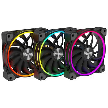 Alpenföhn 120mm Wing Boost 3 ARGB High Speed PWM fan, triple - black 84000000163