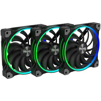 Alpenföhn 140mm Wing Boost 3 ARGB PWM fan, triple - black 84000000159