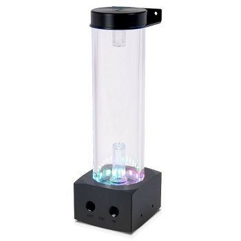 Alphacool Core 200 Aurora ARGB reservoir, acrylic - black 15394