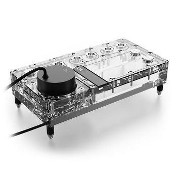 Alphacool Core Distro Plate 240mm Links with VPP, ARGB - Acryl 