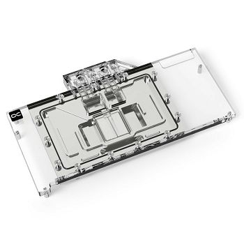 Alphacool Eisblock Aurora Acryl RX 7900XTX/XT Taichi/Phantom mit Backplate - Acryl + Nickel 13434