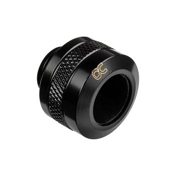 Alphacool Icicle PRO Connection 13mm Hardtube Fitting G1/4 - black 