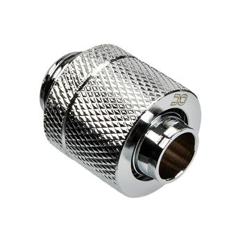 Alphacool HF connection straight G1/4 inch AG to 13/10mm - chrome silver 
