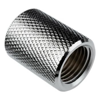 Alphacool HF sleeve G1/4 female to G1/4 female - chrome-17047