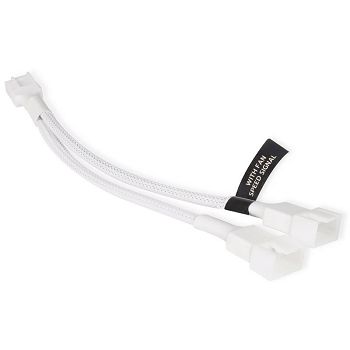 Alphacool Y-splitter 4-pin to 2x 4-pin PWM 15cm - white 18722