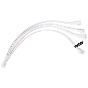 Alphacool Y-splitter 4-pin to 4x 4-pin PWM 30cm - white 18729