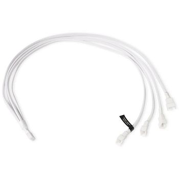 Alphacool Y-splitter 4-pin to 4x 4-pin PWM 60cm - white 18730