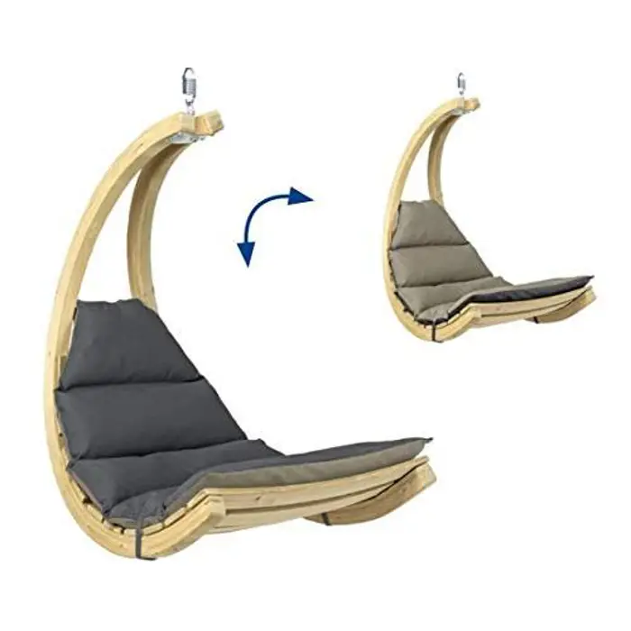Amazonas Swing Chair Anthracite AZ-2020450, hanging chair (anthracite / taupe)