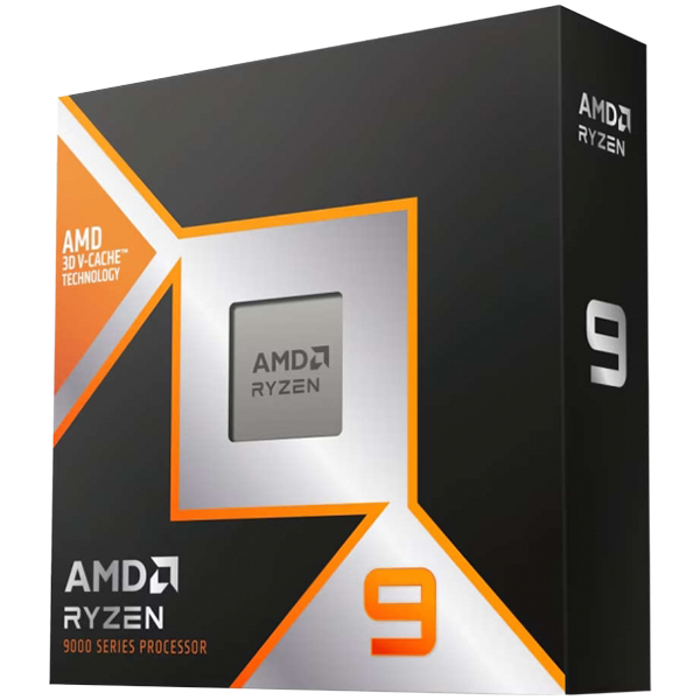 AMD CPU Desktop Ryzen 9 16/32T 9950X3D (4.3GHz/5.7GHz,144MB,170W,AM5) box, with Radeon Graphics