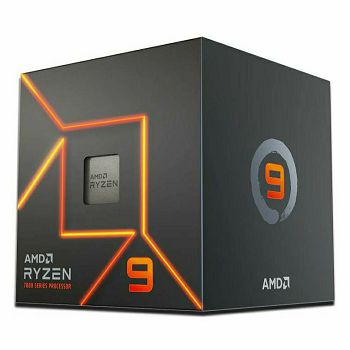 AMD Ryzen 9 7900 (AM5) Processor (PIB) with Wraith Prism Cooler and Radeon Graphics